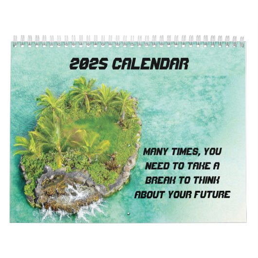 Eilandvakantie liefhebber 2025 kalender (Hoes)