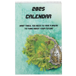 Eilandvakantie liefhebber 2025 kalender