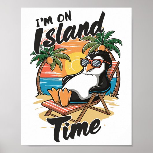 Eilandvakantie Tropisch Reizen Ontspanningstijd Pi Poster (Voorkant)