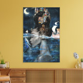 Eilandvrouw Canvasprint Canvas Afdruk (Insitu (Woonkamer))
