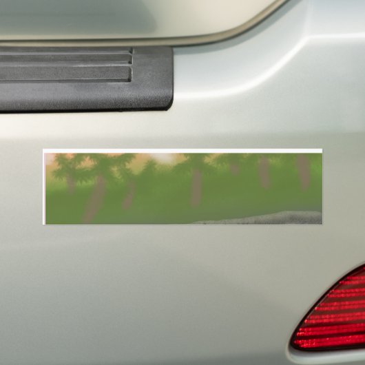 eilandzon bumpersticker (Op auto)