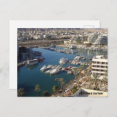 Eilat Israel Harbor Feestdagenkaart (Voorkant / Achterkant)