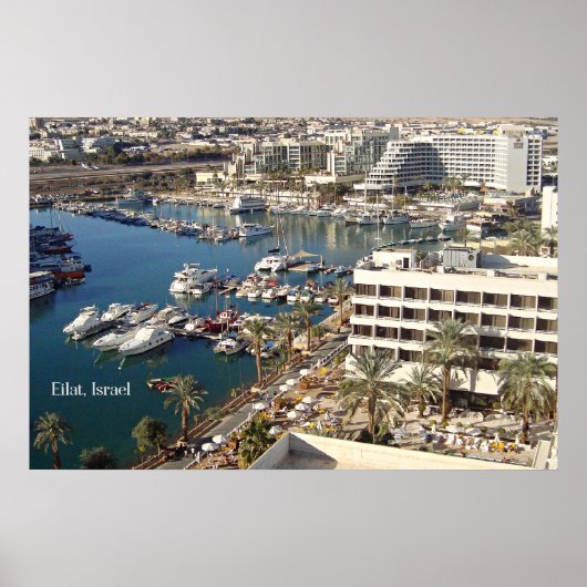 Eilat, Israël Poster (Voorkant)