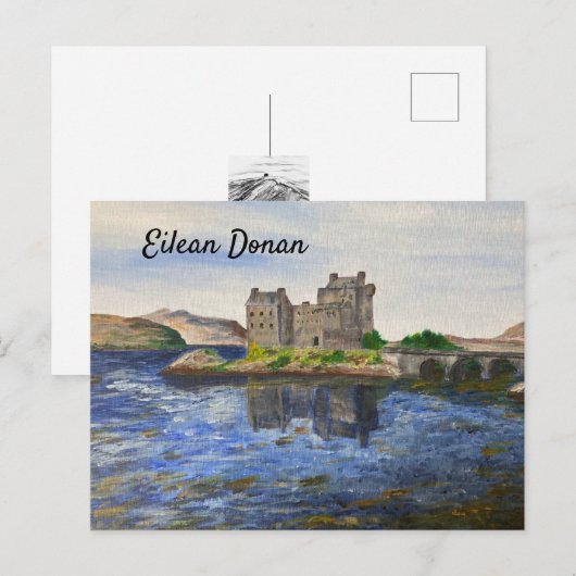 Eilean Donan Castle Card Briefkaart (Voorkant / Achterkant)