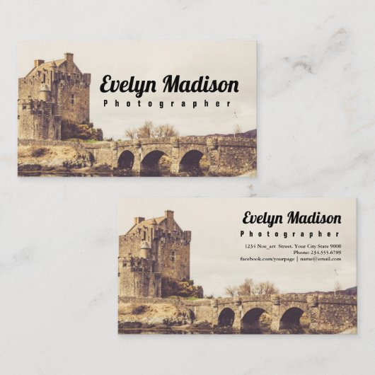 Eilean Donan Castle D45 Visitekaartje (Voorkant / Achterkant)