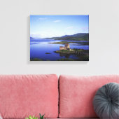 Eilean Donan Castle, Dornie, Highlands Canvas Afdruk (Insitu (Woonkamer))