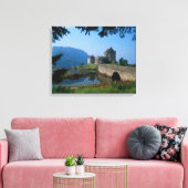 Eilean Donan Castle, Highlands, Schotland 2 Canvas Afdruk (Insitu (Woonkamer))