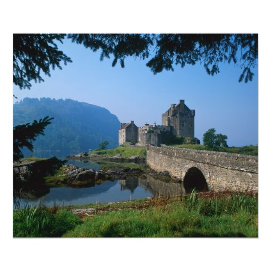 Eilean Donan Castle, Highlands, Schotland 2 Foto Afdruk (Voorkant)