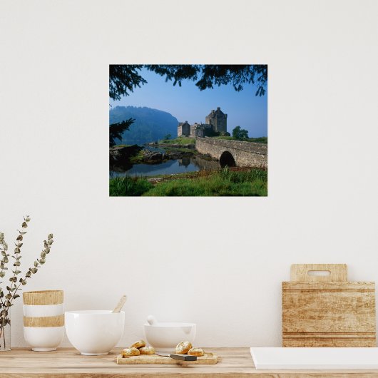 Eilean Donan Castle, Highlands, Schotland 2 Poster (Keuken)