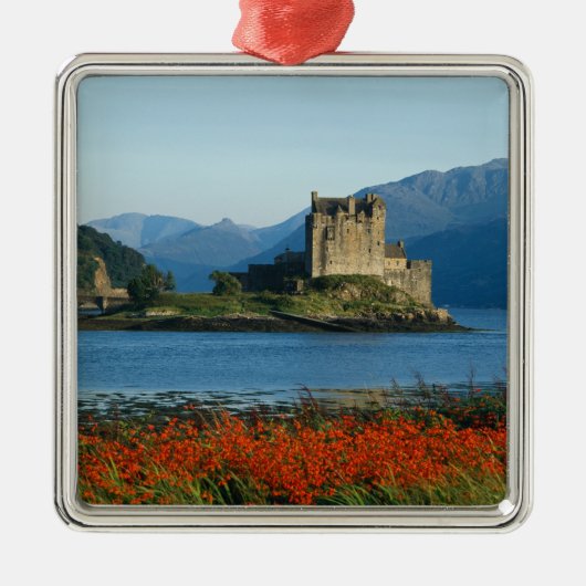 Eilean Donan Castle, Highlands, Schotland 3 Metalen Ornament (Voorkant)