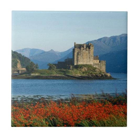 Eilean Donan Castle, Highlands, Schotland 3 Tegeltje (Voorkant)