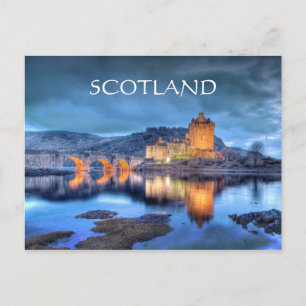 Eilean Donan Castle in Night Briefkaart