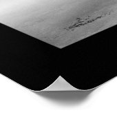 Eilean Donan Castle in Scotland (Zwart-wit) Poster (Hoek)