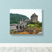 Eilean Donan Castle, Loch Duich - Schotland, Veren Canvas Afdruk (Insitu (Houten vloer))