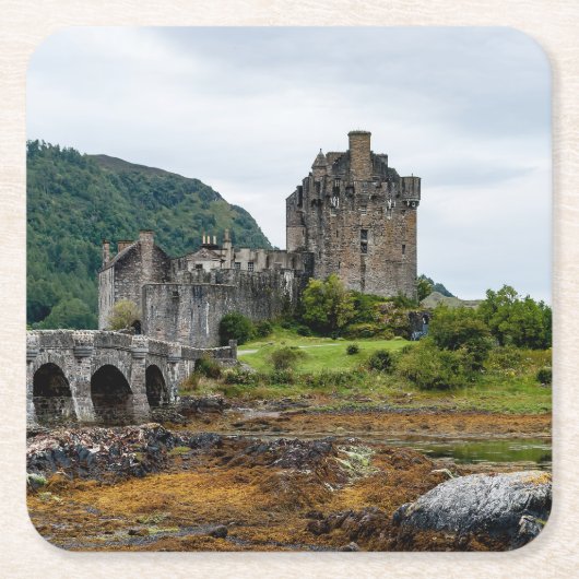 Eilean Donan Castle, Loch Duich - Schotland, Veren Kartonnen Onderzetters (Voorkant)