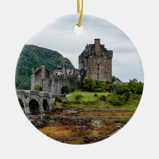 Eilean Donan Castle, Loch Duich - Schotland, Veren Keramisch Ornament (Voorkant)