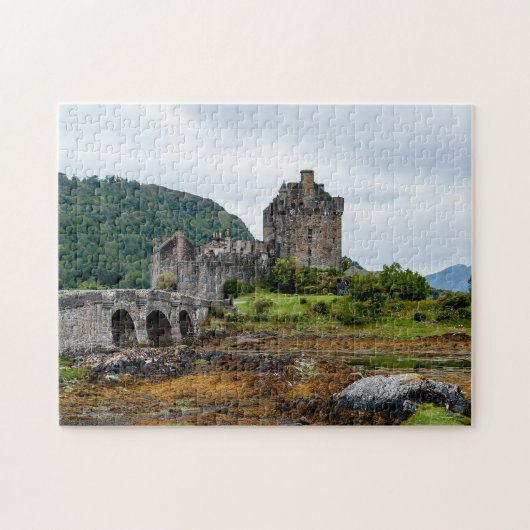 Eilean Donan Castle, Loch Duich - Schotland, Veren Legpuzzel (Horizontaal)