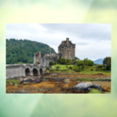 Eilean Donan Castle, Loch Duich - Schotland, Veren Raamsticker (Vel 3)