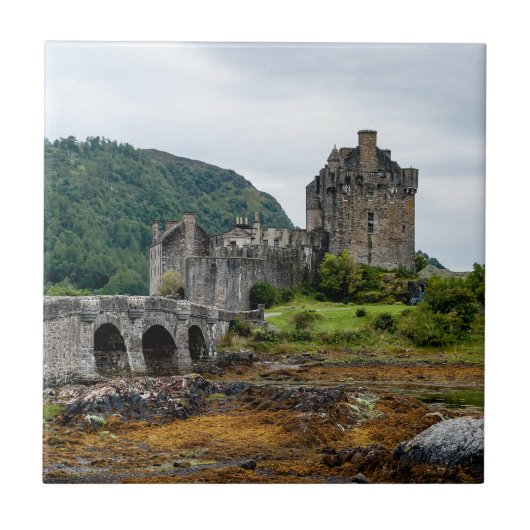 Eilean Donan Castle, Loch Duich - Schotland, Veren Tegeltje (Voorkant)