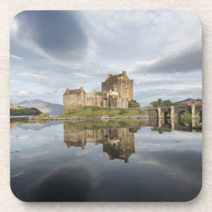Eilean Donan Castle met reflectie in Schotland Bier Onderzetter