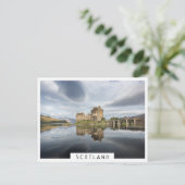 Eilean Donan Castle met reflectie in Schotland Briefkaart (Staand voorkant)