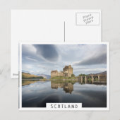 Eilean Donan Castle met reflectie in Schotland Briefkaart (Voorkant / Achterkant)