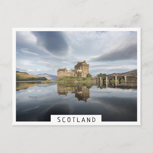 Eilean Donan Castle met reflectie in Schotland Briefkaart (Voorkant)