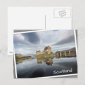 Eilean Donan Castle met reflectie in Schotland Briefkaart (Voorkant / Achterkant)
