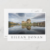 Eilean Donan Castle met reflectie in Schotland Briefkaart (Voorkant / Achterkant)