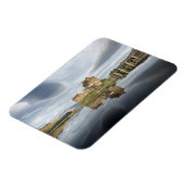 Eilean Donan Castle met reflectie in Schotland Magneet (Linkerzijde)