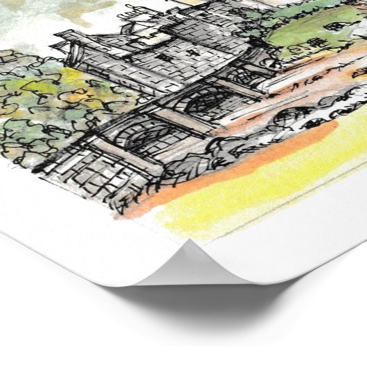 Eilean Donan Castle Print of Original Painting (Hoek)