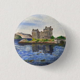 Eilean Donan Castle Ronde Button 3,2 Cm
