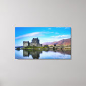 Eilean Donan Castle - Schotland Canvas Afdruk (Voorkant)