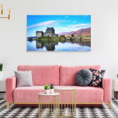 Eilean Donan Castle - Schotland Canvas Afdruk (Insitu (Woonkamer))