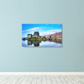 Eilean Donan Castle - Schotland Canvas Afdruk (Insitu (Houten vloer))