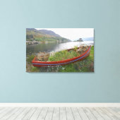 Eilean Donan Castle, Schotland. De beroemde Eilean Canvas Afdruk (Insitu (Houten vloer))