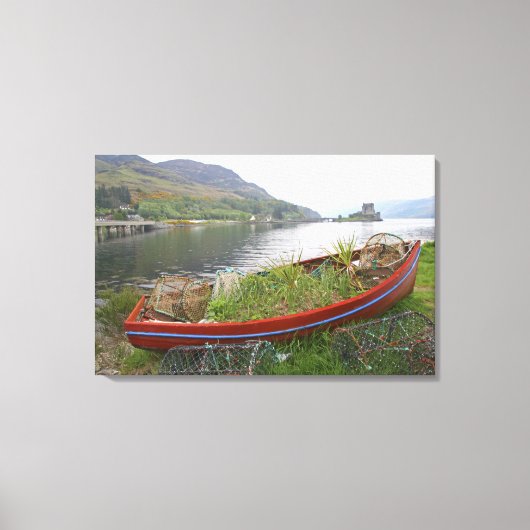 Eilean Donan Castle, Schotland. De beroemde Eilean Canvas Afdruk (Voorkant)