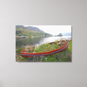 Eilean Donan Castle, Schotland. De beroemde Eilean Canvas Afdruk