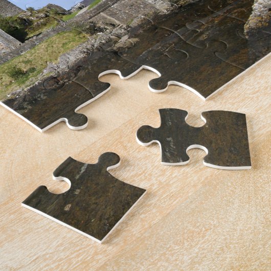 Eilean Donan Castle, Schotland. De beroemde Eilean Legpuzzel (Zijkant)