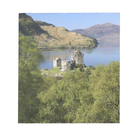 Eilean Donan Castle, Schotland. De beroemde Eilean Notitieblok (Voorkant)