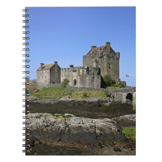 Eilean Donan Castle, Schotland. De beroemde Eilean Notitieboek (Voorkant)