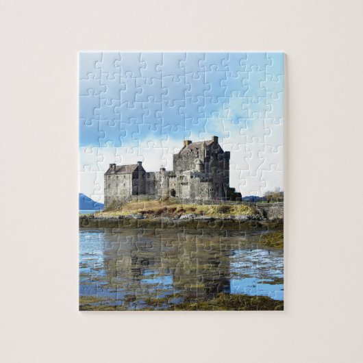 "Eilean Donan Castle" — Schotland Legpuzzel (Verticaal)