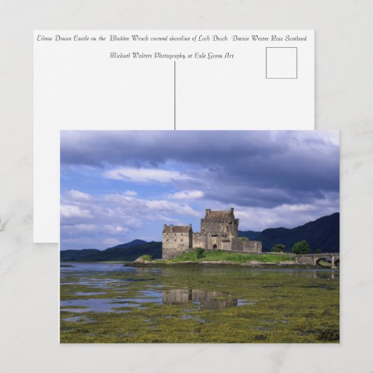 Eilean Donan Castle Scotland Briefkaart (Voorkant / Achterkant)