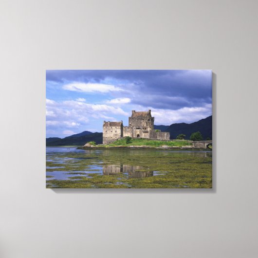 Eilean Donan Castle Scotland Canvas Afdruk (Voorkant)