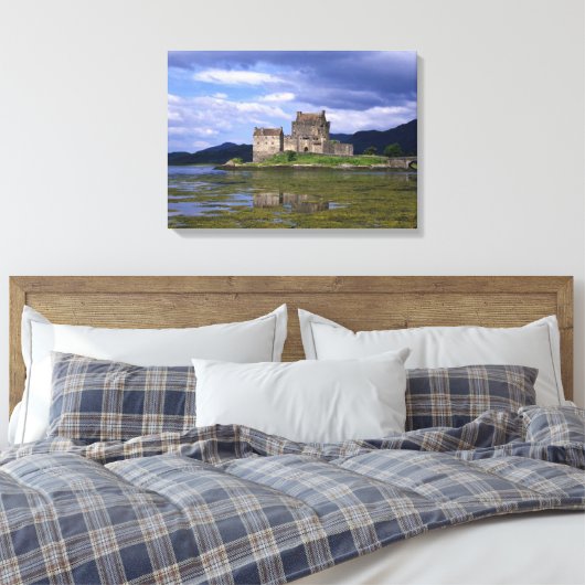 Eilean Donan Castle Scotland Canvas Afdruk (Insitu (Slaapkamer))