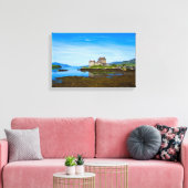 Eilean Donan Castle, Scotland Canvas print (Insitu (Woonkamer))