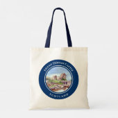 Eilean Donan Castle Scotland Waterverf Painting Tote Bag (Achterkant)