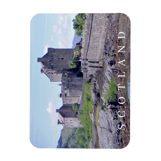 Eilean Donan Castle uitzicht fridge magnet Magneet (Verticaal)