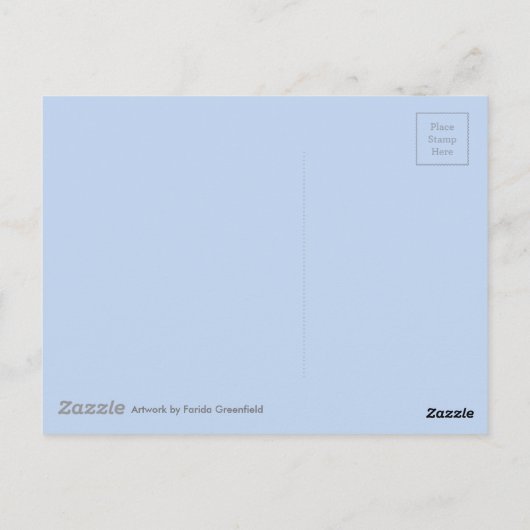 Eilean Donan Castle Waterverf Painting Briefkaart (Achterkant)