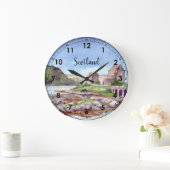 Eilean Donan Castle Waterverf Painting Grote Klok (Huis)